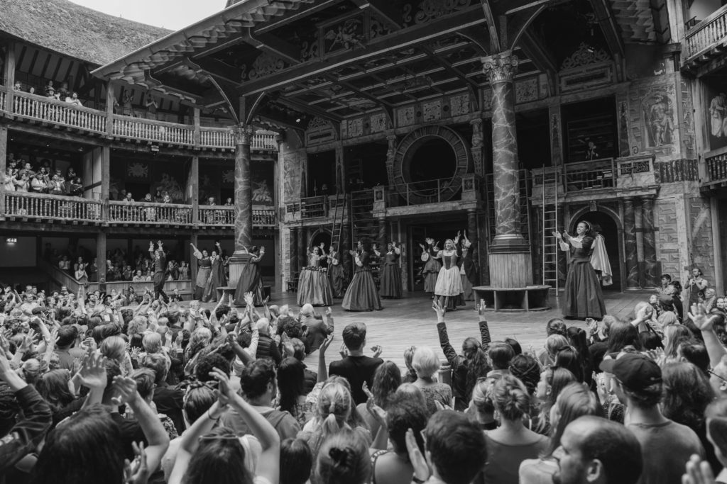 Shakespeare’s Globe, EMILIA by Lloyd Malcolm; 31 August 2018. Credit: Helen Murray / ArenaPAL
